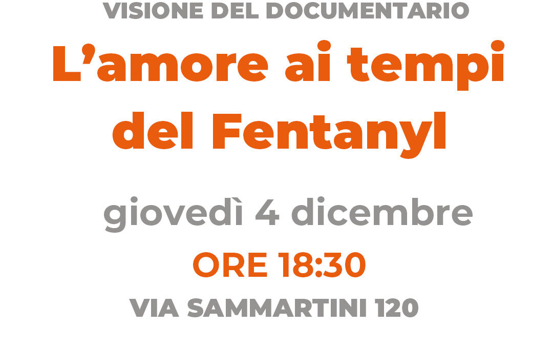 L’amore ai tempi del Fentanyl: nuovo appuntamento per Incontriamoci in Sammartini